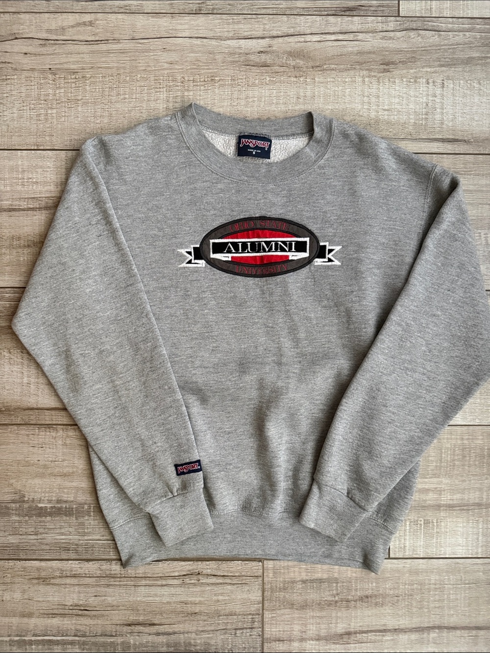 Vintage JanSport Ohio State University Alumni Crewneck Sweatshirt Small USA
